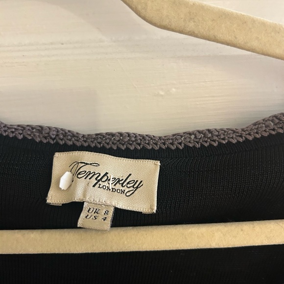 Temperley London Chrochet Trim Silk Dress - Picture 4 of 4